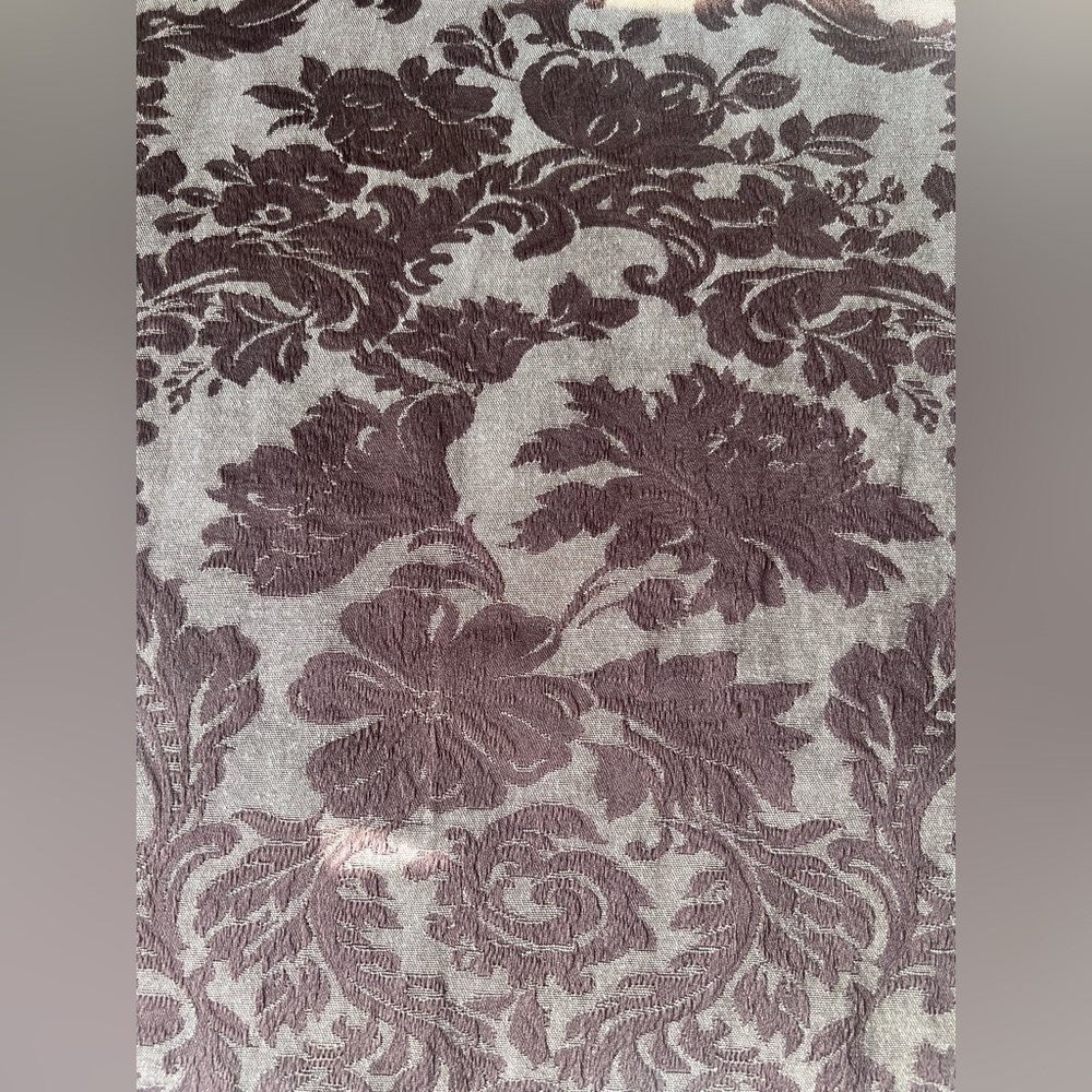 Damask Double Sided Table Runner Extra Long 116” X 13”
